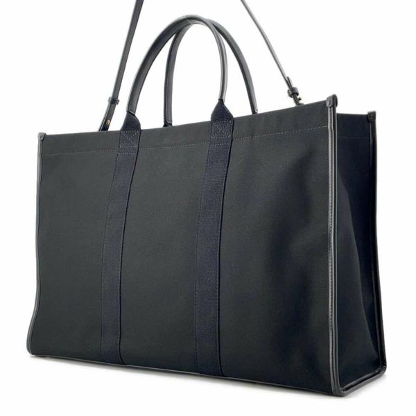 バレンシアガ トートバッグ ハードウェア ラージ キャンバス 671403 BALENCIAGA 2wayショルダーバッグ 黒