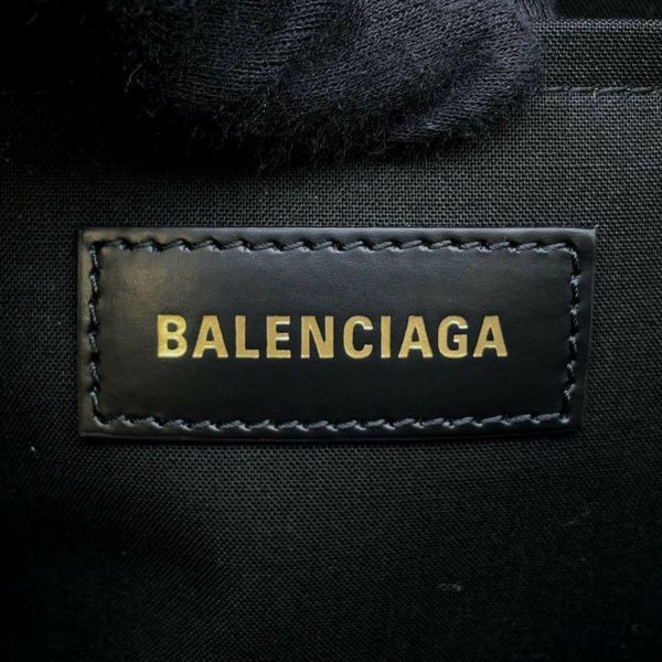 バレンシアガ トートバッグ ハードウェア ラージ キャンバス 671403 BALENCIAGA 2wayショルダーバッグ 黒