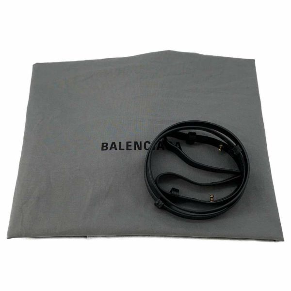 バレンシアガ トートバッグ ハードウェア ラージ キャンバス 671403 BALENCIAGA 2wayショルダーバッグ 黒