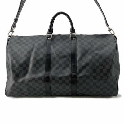 ルイヴィトン ボストンバッグ モノグラム・エクリプス キーボル・バンドリエール45 M40569 LOUIS VUITTON ブラック 黒 安心保証  | 中古・新品ブランド販売ギャラリーレア公式通販