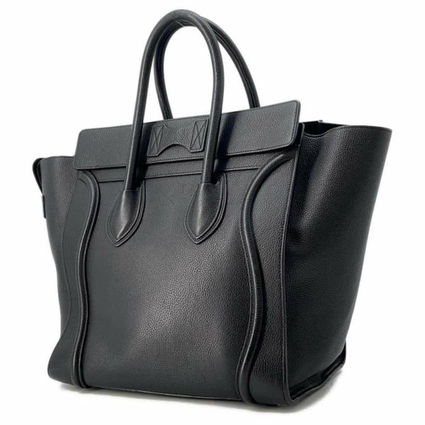 セリーヌ ハンドバッグ ラゲージ ショッパー ミニ 165213 CELINE トートバッグ 黒