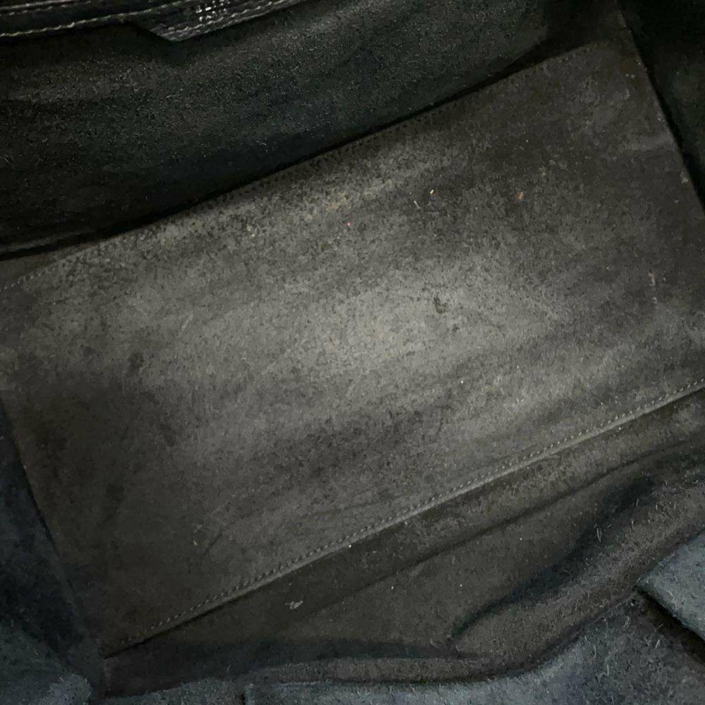 セリーヌ ハンドバッグ ラゲージ ショッパー ミニ 165213 CELINE トートバッグ 黒