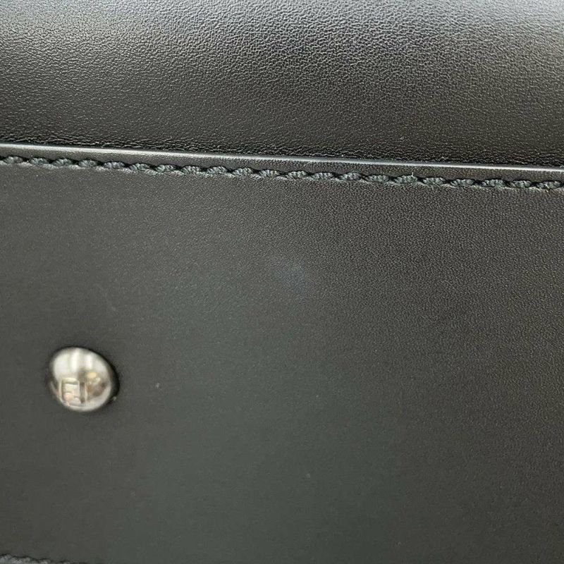 フェンディ ハンドバッグ ピーカブー レギュラー 8BN226 FENDI 2wayショルダーバッグ 黒