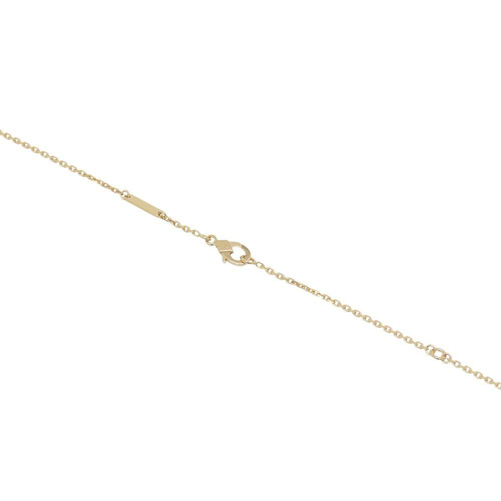 ヴァンクリーフ&アーペル ネックレス ヴィンテージ アルハンブラ ペンダント ブルーアゲート K18YGイエローゴールド VCARP9SY00