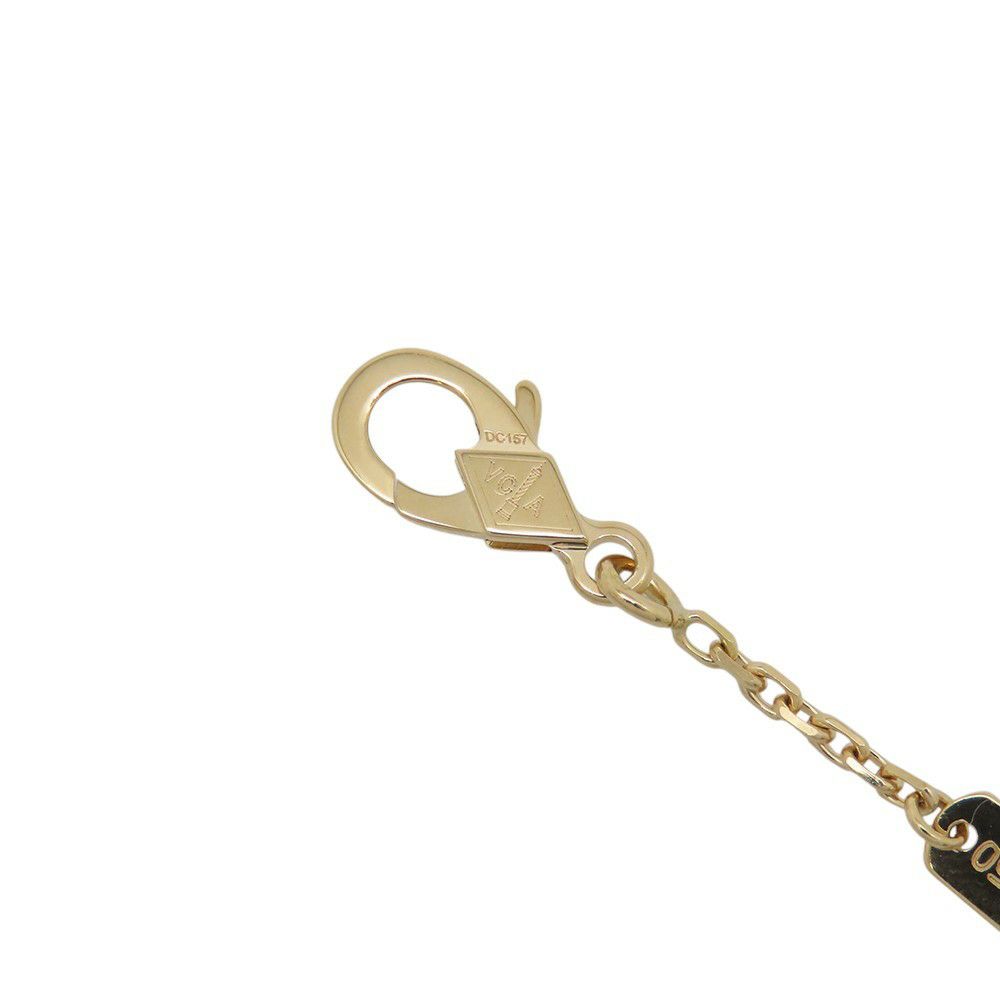 ヴァンクリーフ&アーペル ネックレス ヴィンテージ アルハンブラ ペンダント ブルーアゲート K18YGイエローゴールド VCARP9SY00