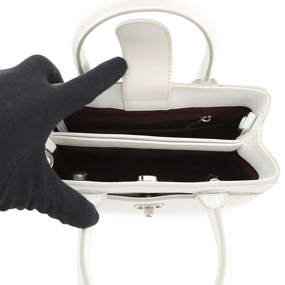 シャネル ハンドバッグ ココマーク ネオエグゼクティブ Neo Executive スモール A69929 CHANEL 2way 白