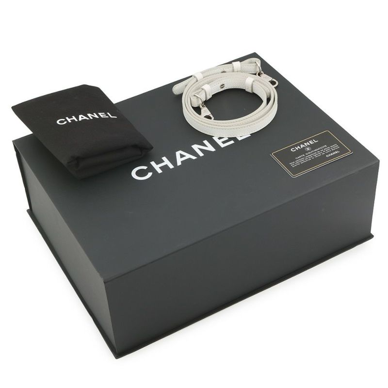 シャネル ハンドバッグ ココマーク ネオエグゼクティブ Neo Executive スモール A69929 CHANEL 2way 白