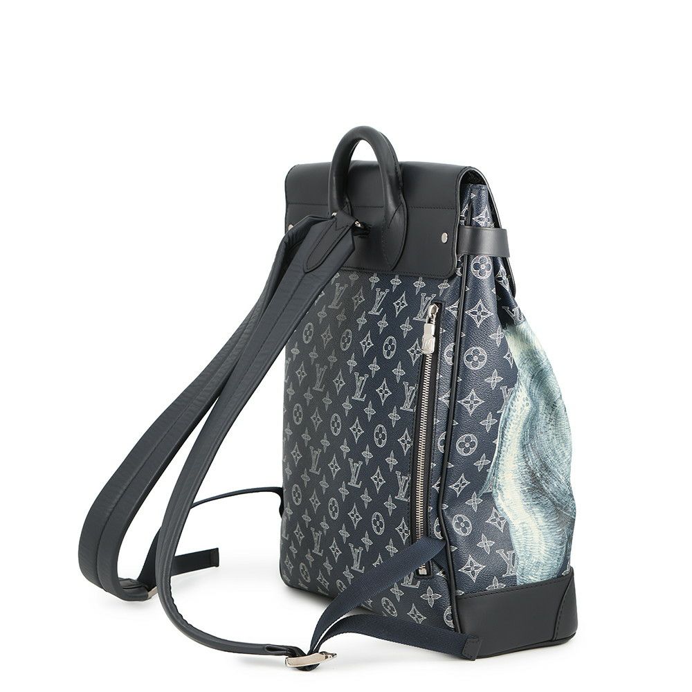 ルイヴィトン リュック モノグラム・サバンナ スティーマー バックパック M54126 LOUIS VUITTON ネイビー