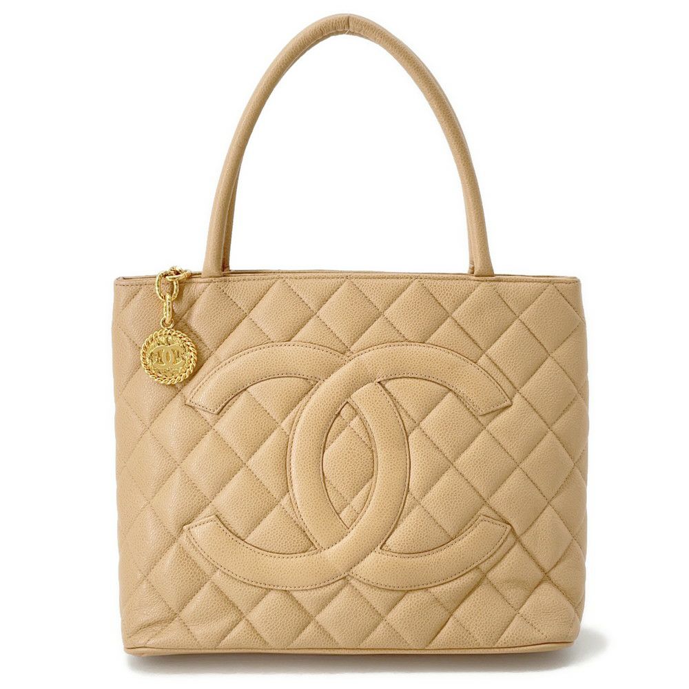 シャネル トートバッグ 復刻トート ココマーク マトラッセ キャビアスキン A01804 CHANEL
