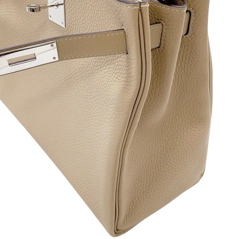 エルメス ハンドバッグ ケリー28 内縫い トレンチ/シルバー金具 トリヨンクレマンス Z刻印 2wayショルダー