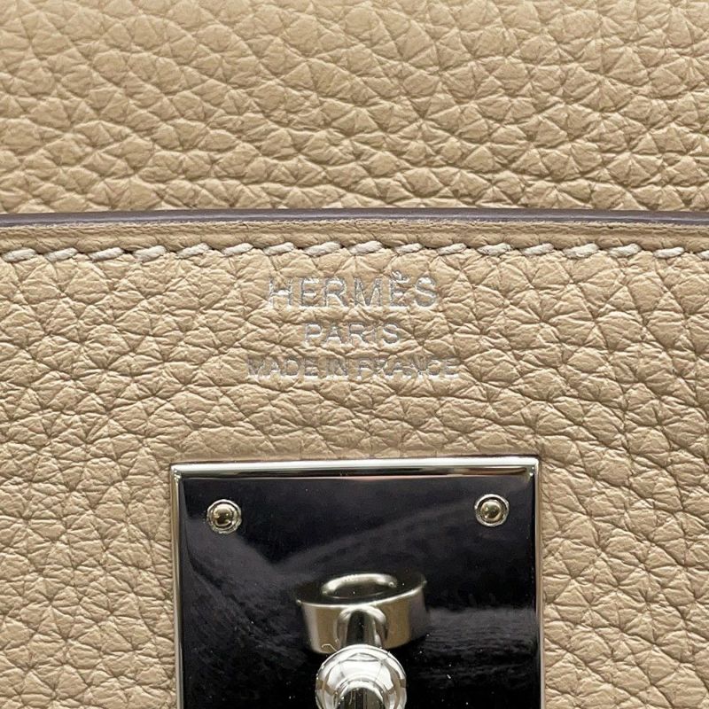 エルメス ハンドバッグ ケリー28 内縫い トレンチ/シルバー金具 トリヨンクレマンス Z刻印 2wayショルダー