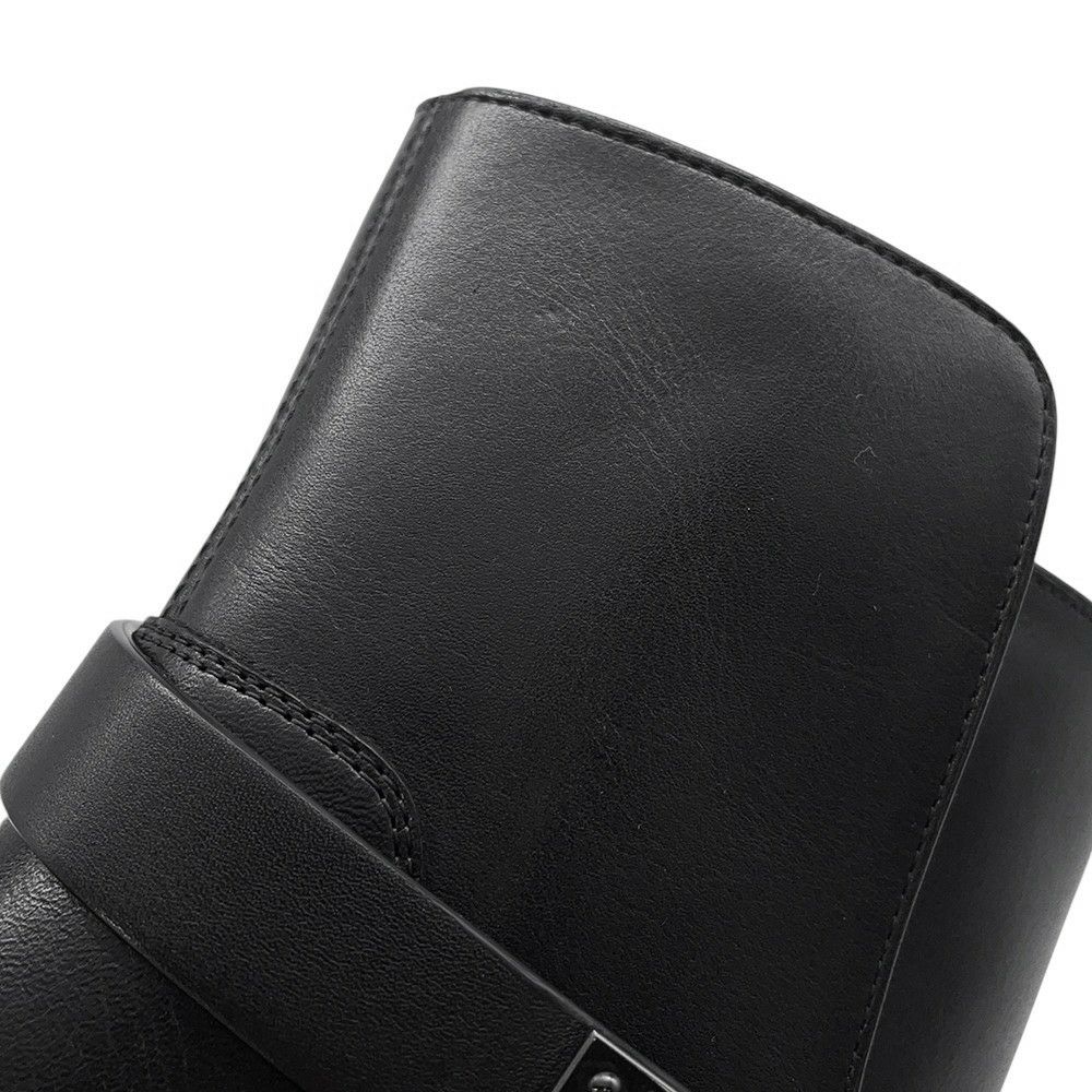 エルメス ショートブーツ ジェフ レザー メンズサイズ41 HERMES 靴 黒