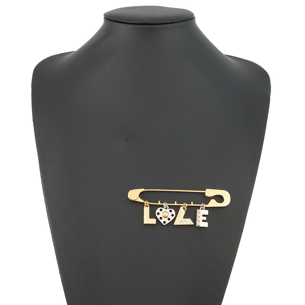 ルイヴィトン ブローチ LOVE 安全ピンモチーフ M67035  LOUIS VUITTON アクセサリー