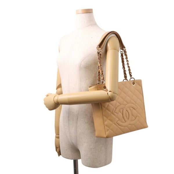 シャネル トートバッグ マトラッセ ココマーク PST キャビアスキン A50994 CHANEL