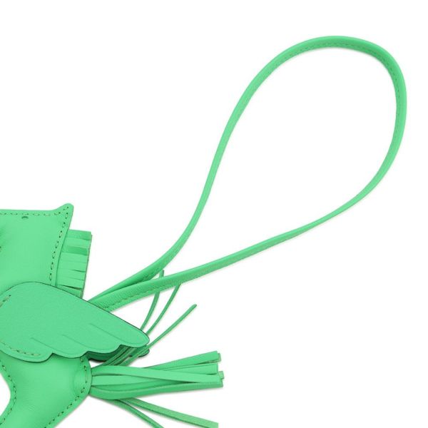 エルメス バッグチャーム ロデオ ペガサスPM ヴェールコミック ラムスキン K刻印 HERMES チャーム