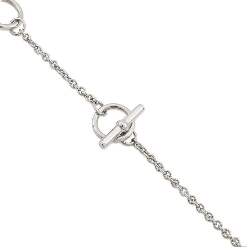 エルメス ネックレス ペンダント ミニ・マイヨン PM クレーム/シルバー金具 HERMES アクセサリー