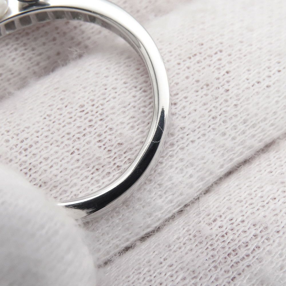 ショーメ リング ジョゼフィーヌ エグレット ダイヤ 24P 計0.40ct/養殖アコヤパール 3P 計1.05ct K18WG サイズ50 083290