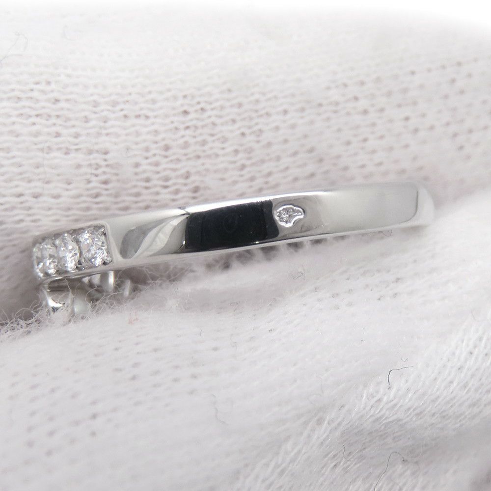 ショーメ リング ジョゼフィーヌ エグレット ダイヤ 24P 計0.40ct/養殖アコヤパール 3P 計1.05ct K18WG サイズ50 083290