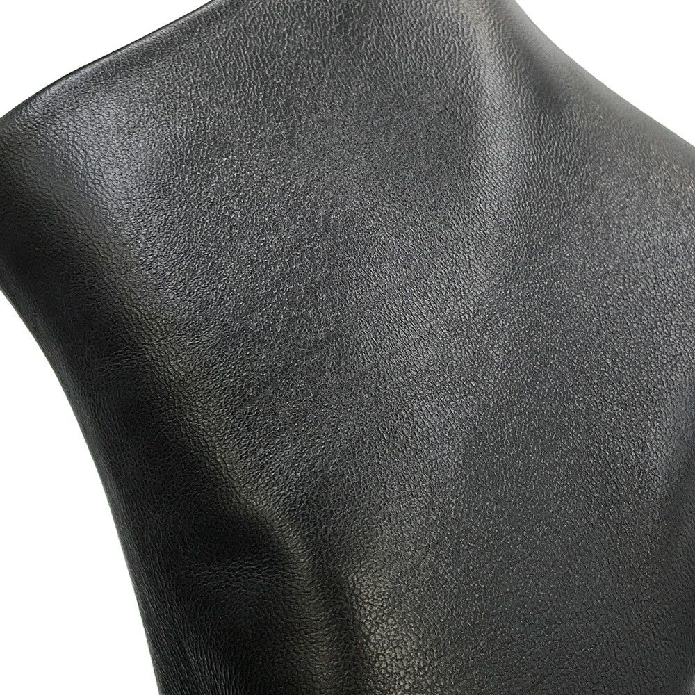 シャネル ショートブーツ ココマーク パテント レザー レディースサイズ37 1/2C G34203 CHANEL 靴 黒