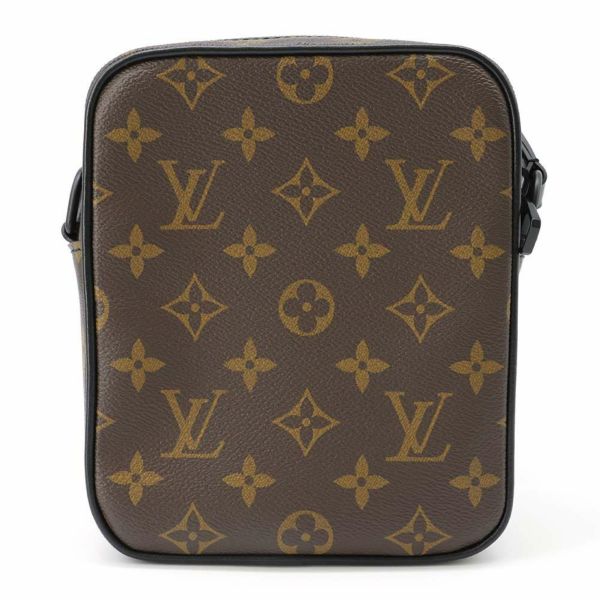 ルイヴィトン ショルダーバッグ モノグラム・マカサー クリストファー・ウエアラブル ウォレット M69404 LOUIS VUITTON ヴィトン バッグ 斜め掛け メンズ ブラック 黒