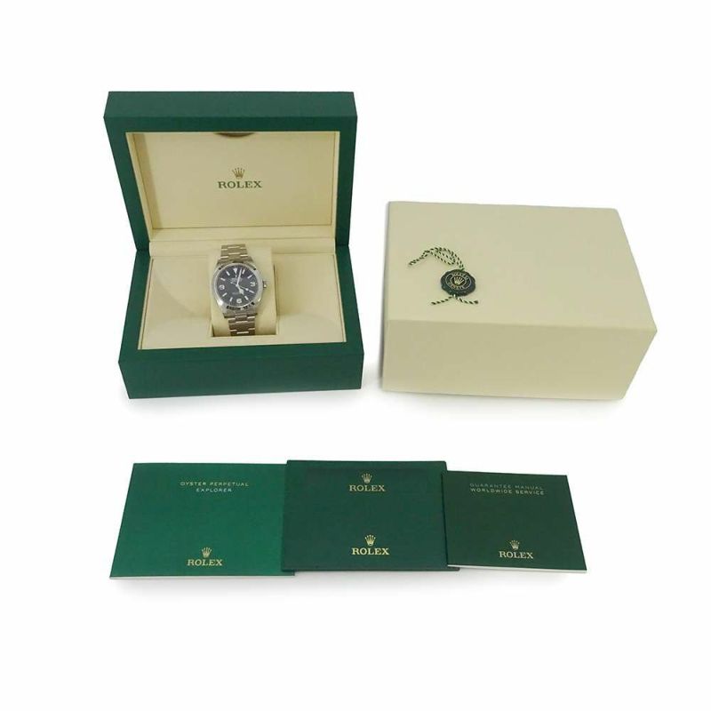 ロレックス エクスプローラー1 ランダムシリアル ルーレット 224270 ROLEX 腕時計 黒文字盤