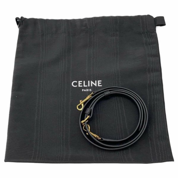 セリーヌ ハンドバッグ ティーン ニノ 118113FXK.38NO CELINE 2wayショルダーバッグ 黒