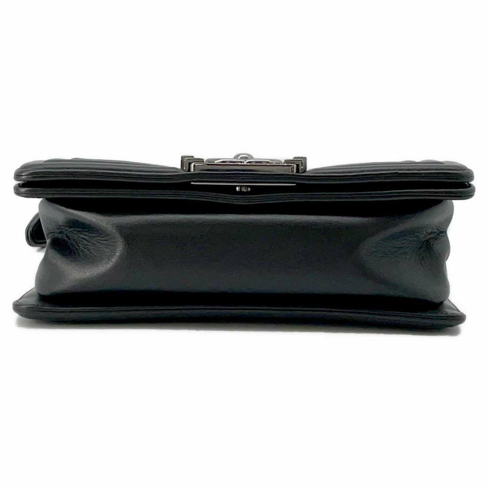 シャネル チェーンショルダーバッグ ボーイシャネル ガルーシャ CHANEL スティングレイ 黒