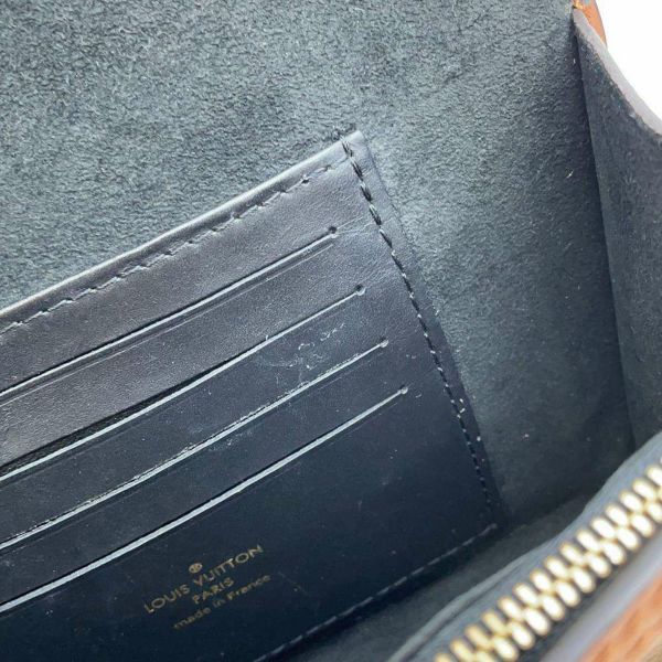 ルイヴィトン チェーンショルダーバッグ ポルトフォイユ・ドーフィーヌ モノグラム・リバース M68746 LOUIS VUITTON 黒