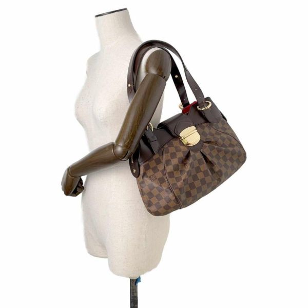 ルイヴィトン ショルダーバッグ ダミエ・エベヌ システィナPM N41542 LOUIS VUITTON バッグ ヴィトン ２WAY