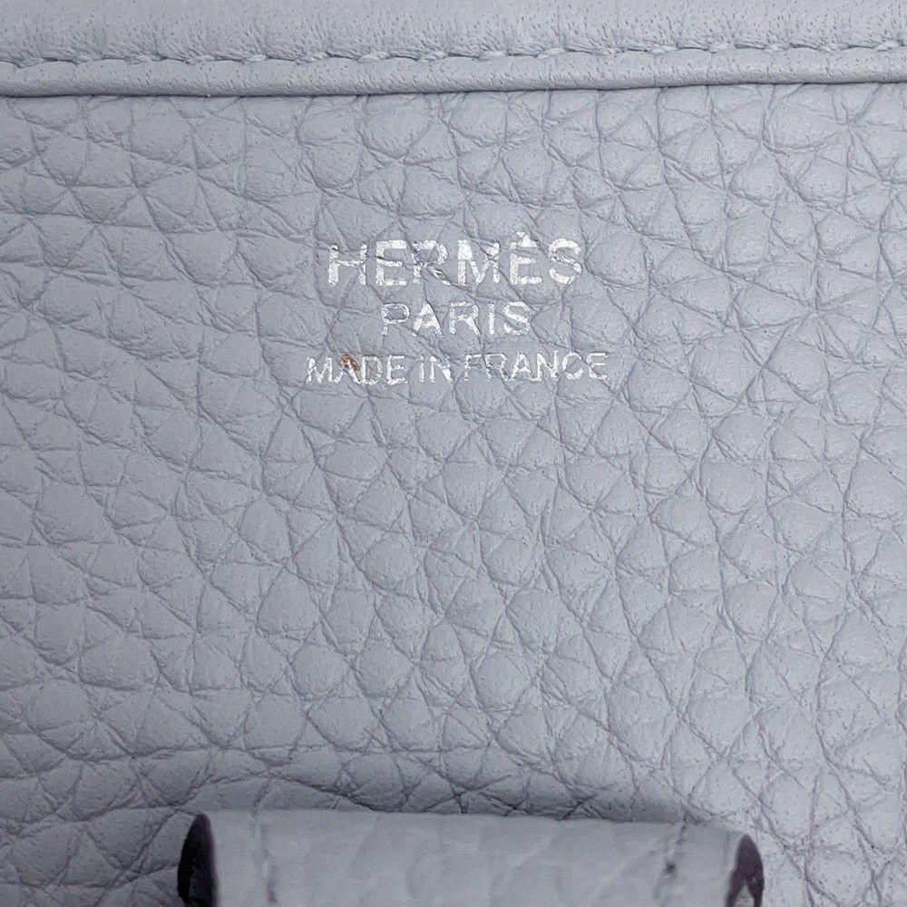 エルメス ショルダーバッグ エブリン3 PM ブルーグラシエ/シルバー金具 トリヨンクレマンス W刻印