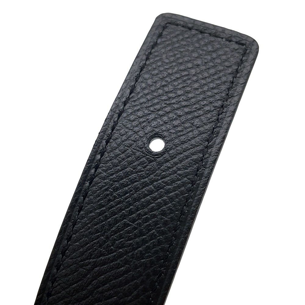 エルメス べルト コンスタンス Hベルト エマイユ フェリン リバーシブル ホワイト/ブラック/アイボリー金具 Z刻印 サイズ85 白 黒