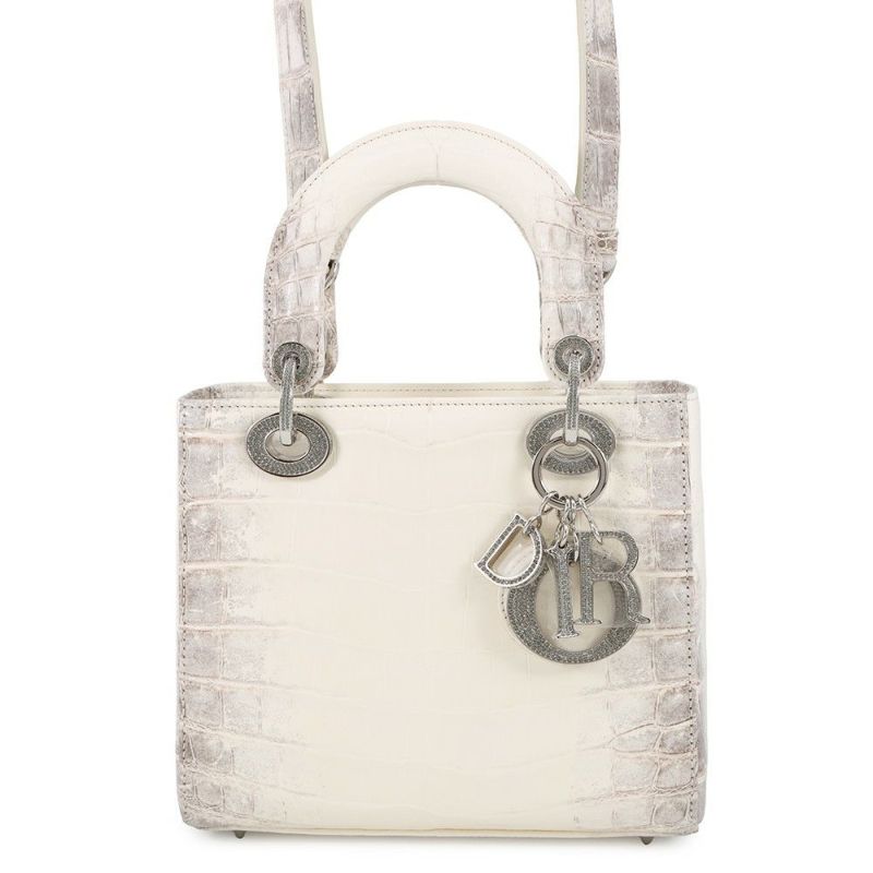 ディオール ハンドバッグ レディディオール スモール クロコダイル ラインストーン M531SPCHF Christian Dior 2way