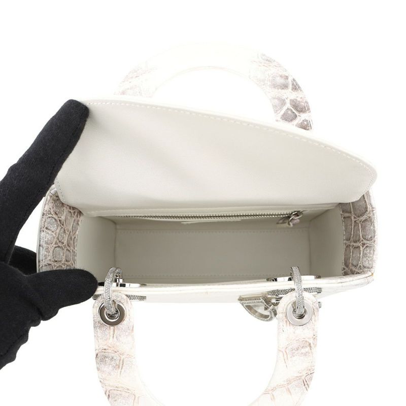 ディオール ハンドバッグ レディディオール スモール クロコダイル ラインストーン M531SPCHF Christian Dior 2way