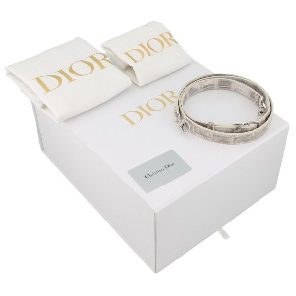 ディオール ハンドバッグ レディディオール スモール クロコダイル ラインストーン M531SPCHF Christian Dior 2way