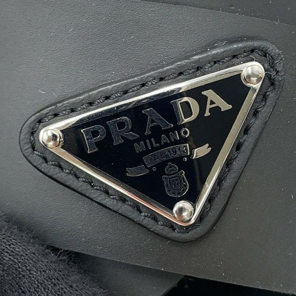 プラダ サンダル モノリス ラバー レディースサイズ38 1X382N PRADA 靴 黒