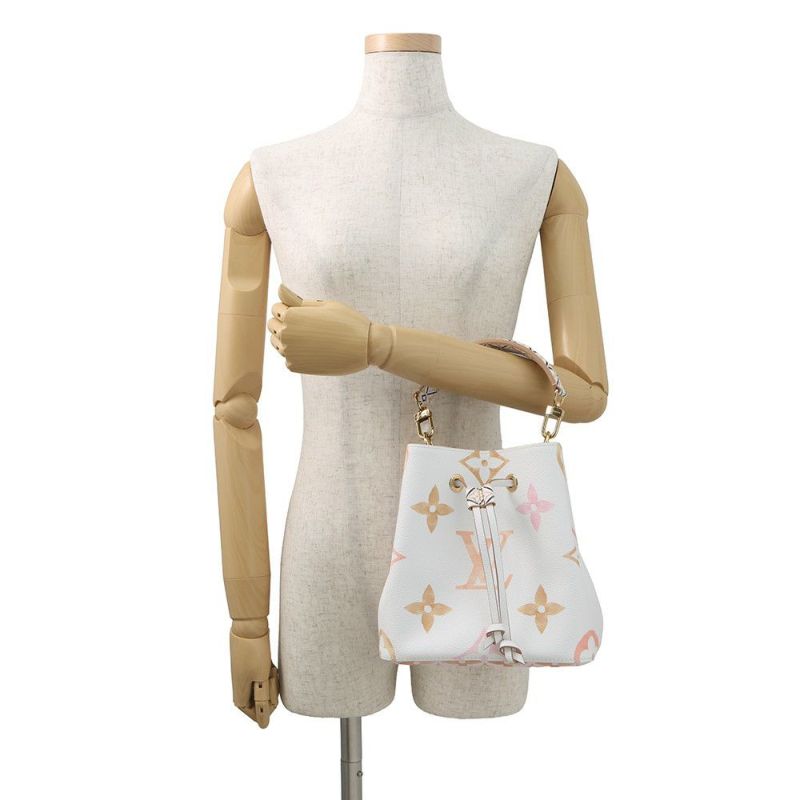 ルイヴィトン ハンドバッグ モノグラム・ジャイアント バイ・ザ・プール ネオノエ BB M22985 バッグ 2way ショルダーバッグ 白