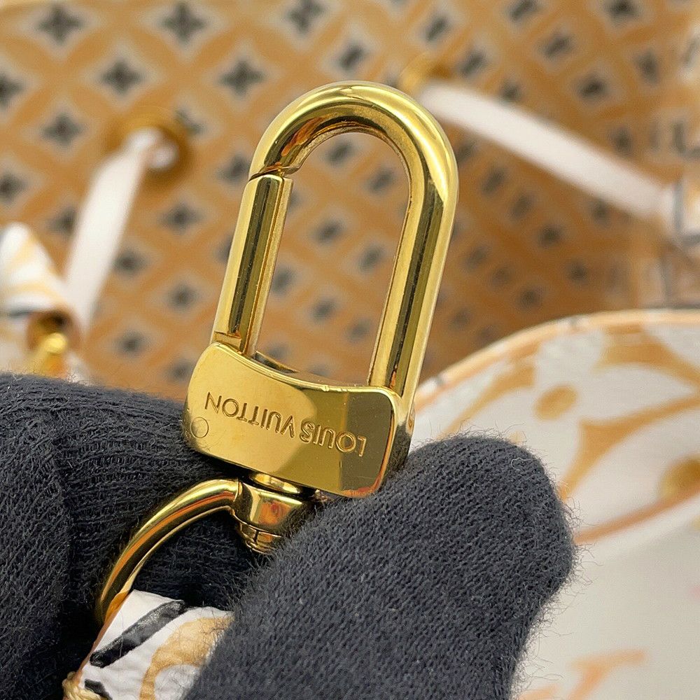 ルイヴィトン ハンドバッグ モノグラム・ジャイアント バイ・ザ・プール ネオノエ BB M22985 バッグ 2way ショルダーバッグ 白