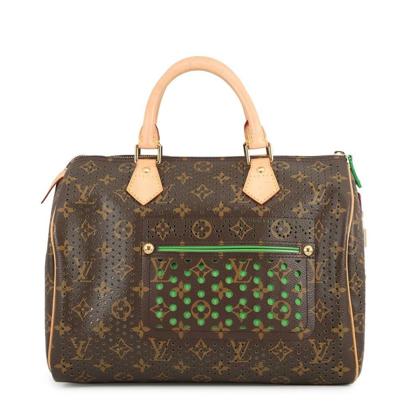 ルイヴィトン ハンドバッグ モノグラム・ペルフォ スピーディ30 M95181 LOUIS VUITTON