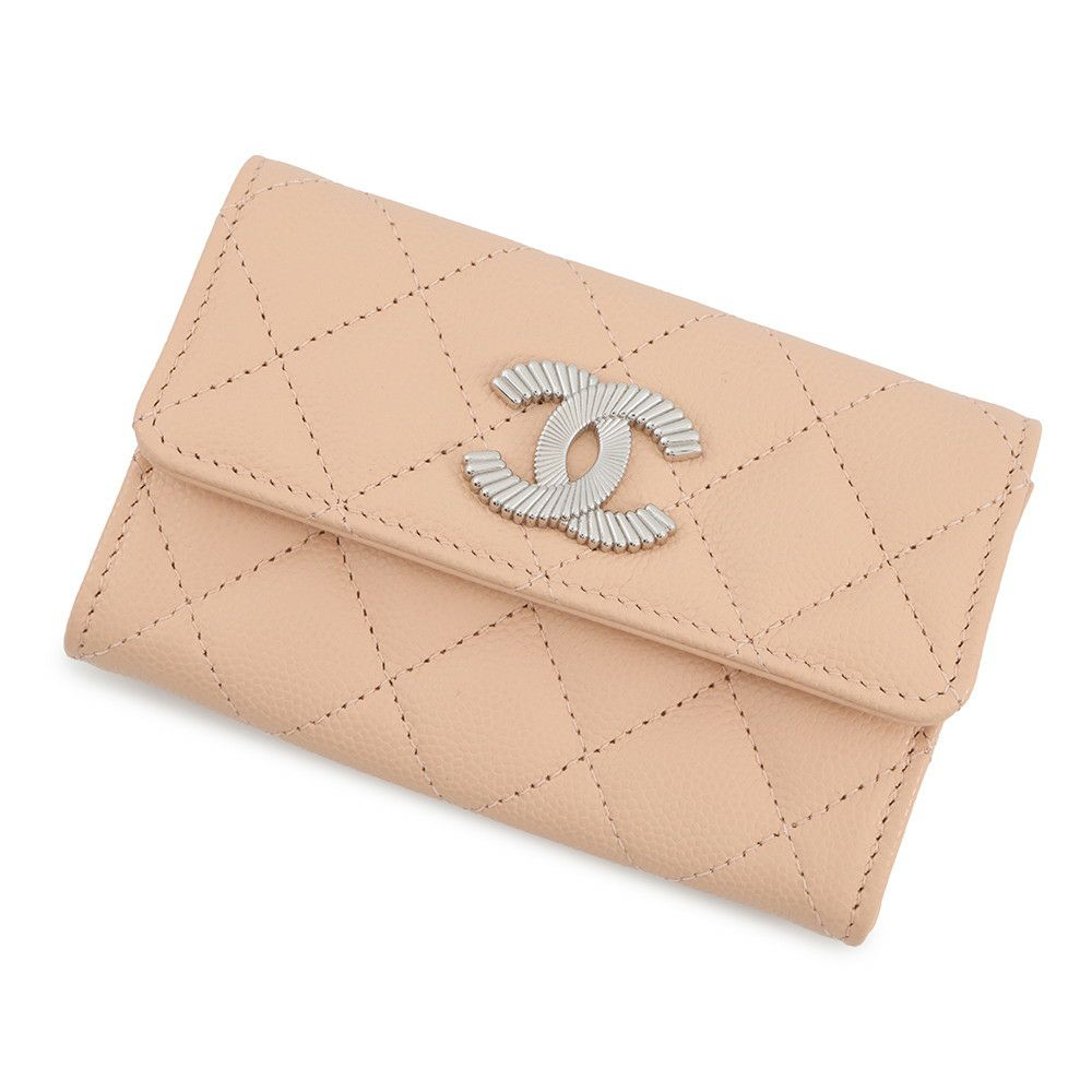 シャネル カードケース マトラッセ ココマーク キャビアスキン AP4333 CHANEL 名刺入れ