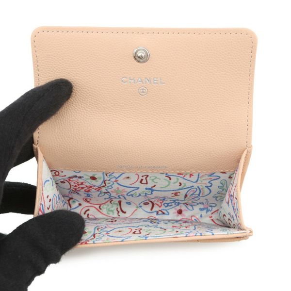 シャネル カードケース マトラッセ ココマーク キャビアスキン AP4333 CHANEL 名刺入れ