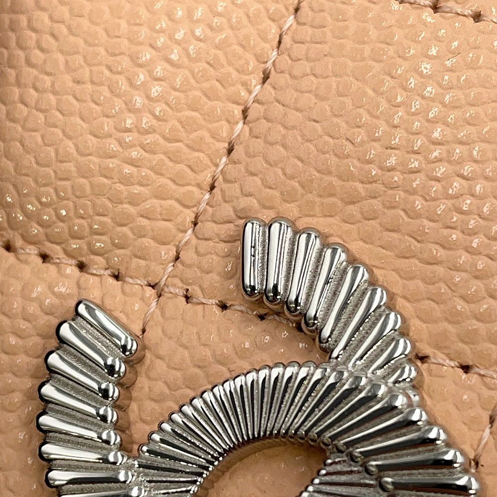 シャネル カードケース マトラッセ ココマーク キャビアスキン AP4333 CHANEL 名刺入れ