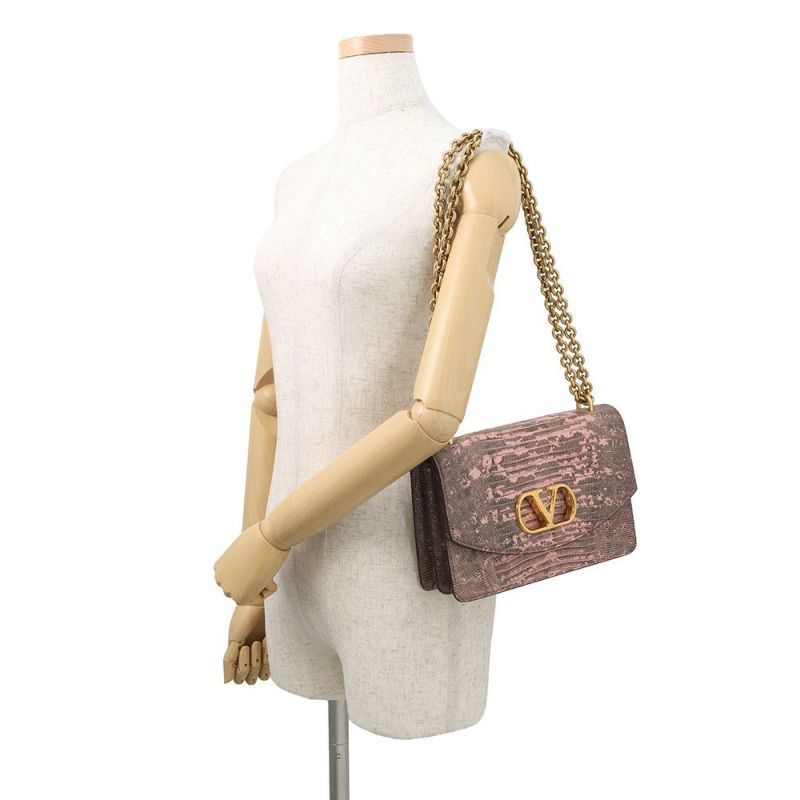 ヴァレンティノ・ガラヴァーニ チェーンショルダーバッグ ヴェイン テジュス リザード 6W2B0R16YUB VALENTINO