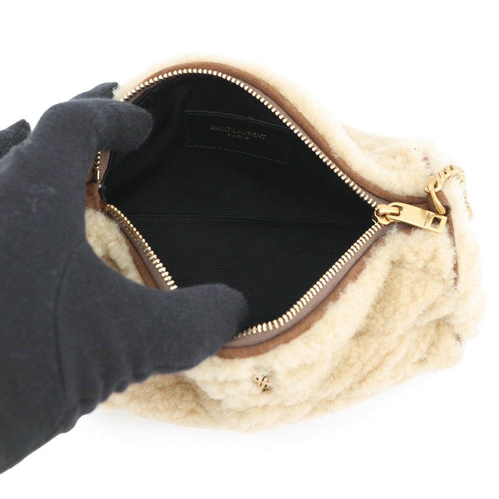 サンローランパリ ショルダーバッグ サド チューブバッグ ムートン 699703 SAINT LAURENT PARIS