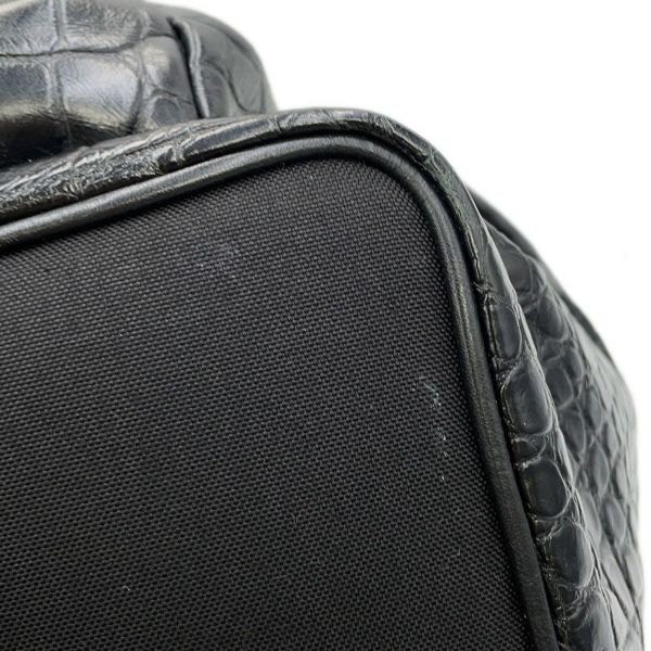 サンローランパリ バックパック シティ CITY クロコ型押しレザー 534967 SAINT LAURENT PARIS リュックサック 黒