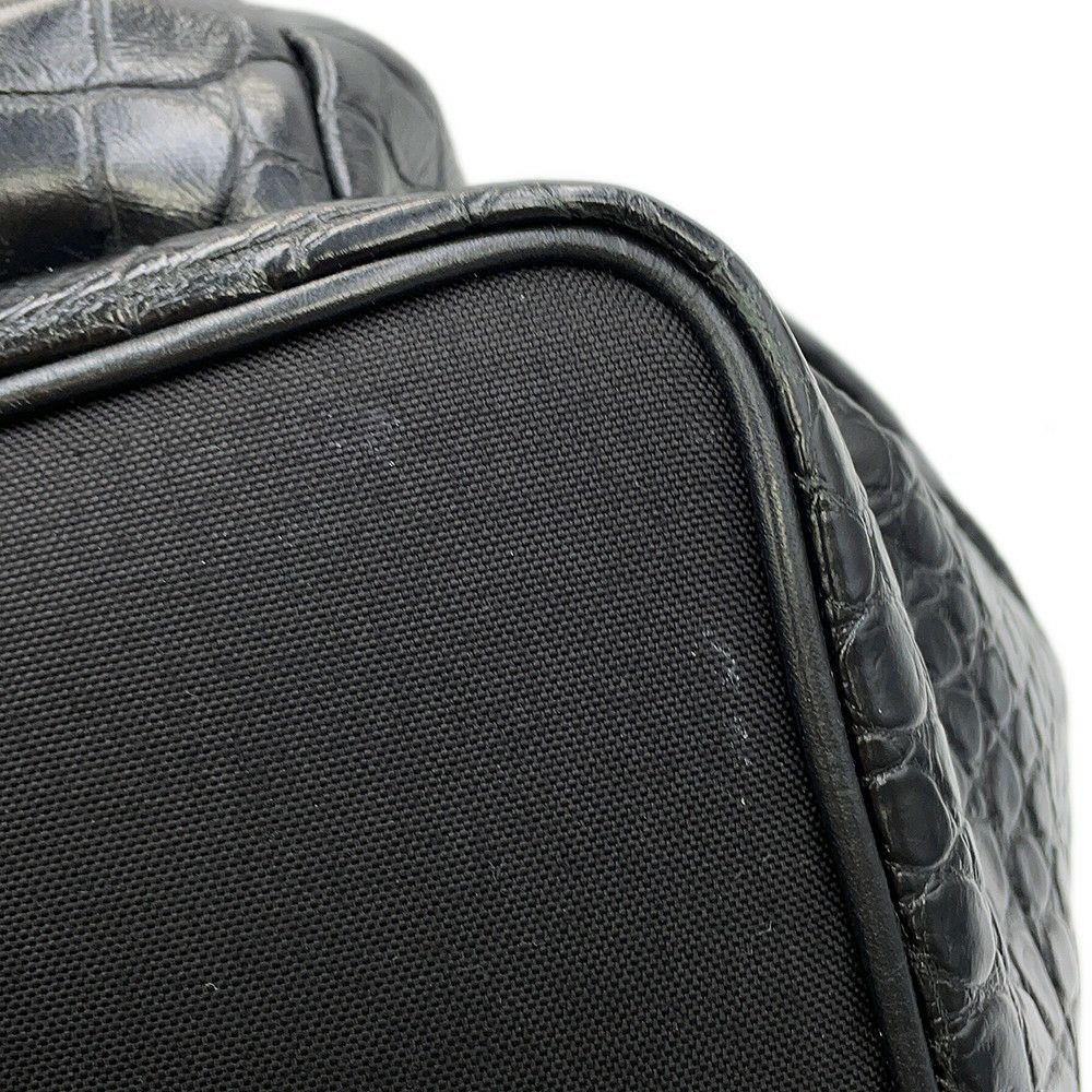 サンローランパリ バックパック シティ CITY クロコ型押しレザー 534967 SAINT LAURENT PARIS リュックサック 黒