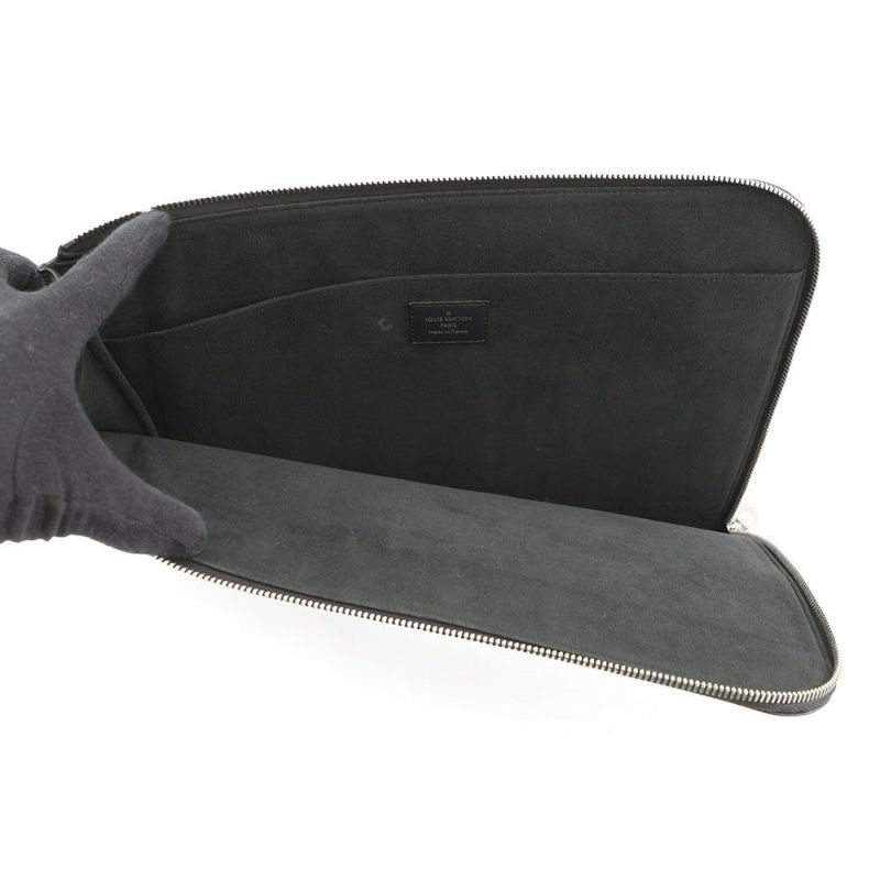 ルイヴィトン クラッチバッグ エピ/シュプリーム ポシェット・ジュール GM M67754 ヴィトン Supreme 限定 ブラック 黒