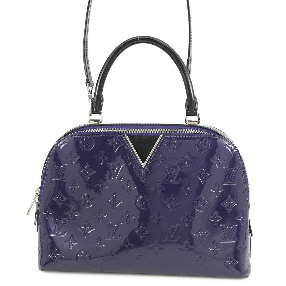 ルイヴィトン ハンドバッグ モノグラム・ヴェルニ メルローズ M42696 LOUIS VUITTON 2wayショルダーバッグ