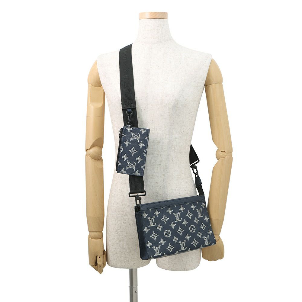 ルイヴィトン ショルダーバッグ モノグラム・シャドウ ガストン・ウェアラブル ウォレット M83384 メンズ