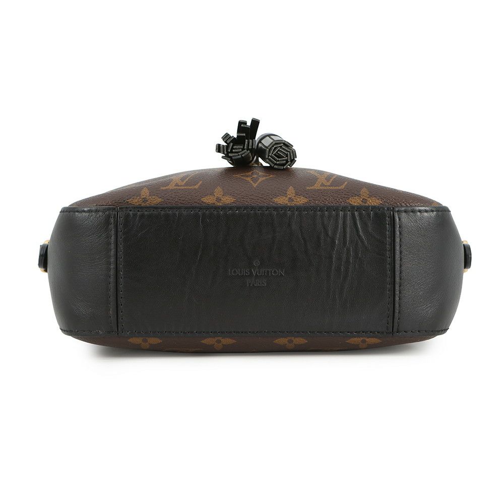 ルイヴィトン ショルダーバッグ モノグラム サントンジュ M43555 LOUIS VUITTON タッセル ブラック 黒