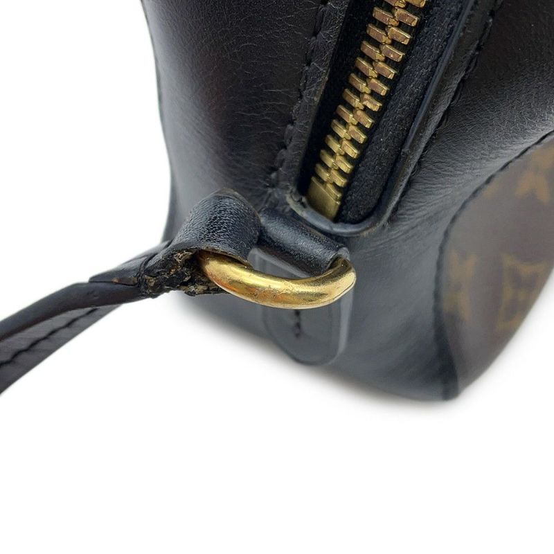 ルイヴィトン ショルダーバッグ モノグラム サントンジュ M43555 LOUIS VUITTON タッセル ブラック 黒